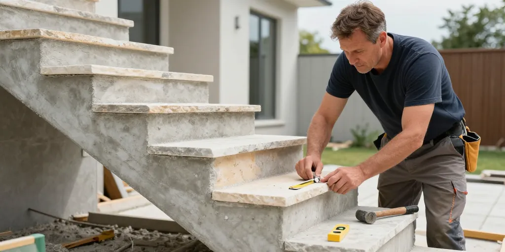 comment faire un escalier extérieur