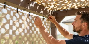 Comment installer un filet de camouflage sur une pergola : le guide complet