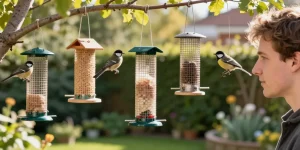 mangeoire oiseaux - action