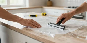 covering plan de travail cuisine