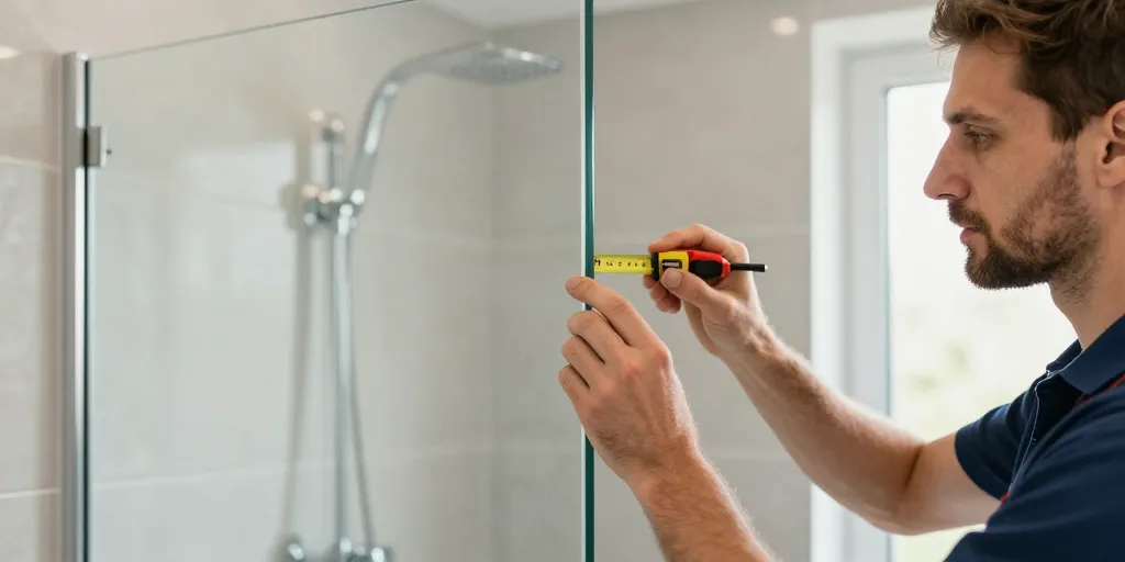 vitre de douche sur mesure